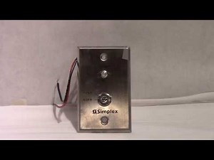 Simplex 2098-9806 Remote Fire Alarm LED Indicator/Key Switch Test Station Overview/Demo