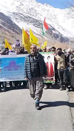 international quds day at suru ander the benner of AIMS