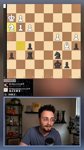 MAGNUS CARLSEN vs HIKARU NAKAMURA: 3400 ELO BATTLE !! #chess #gothamchess #chesstok #chesspuzzle #chessmaster #chessgame | Chess Masters