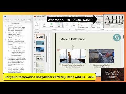 SAM Capstone Project 1a PowerPoint Modules 4-7 | Cengage Mindtap