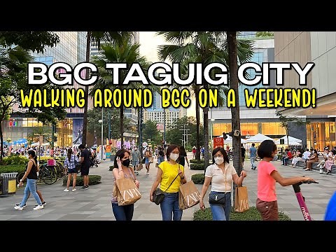 BGC TAGUIG CITY, Philippines! Amazing Tour Around Market Market, Bonifacio High Street & Forbes Town