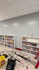 A tree mural in a library with a challenge! | Rachel Lancaster