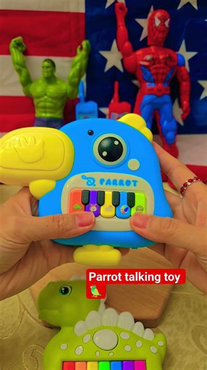 Parrot talking toy 🦜😭 #shorts #toys #cool