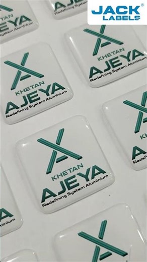 Epoxy UV Resistant Dome Label | 3D Dome Stickers #domestickers #|branding Call:- 7701006333
