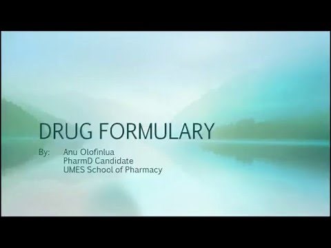 Rx School Episode 17: Drug Formulary