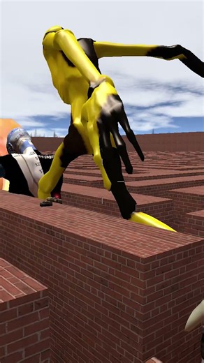 I Got Trapped on the Maze Wall… and the Giant Nextbots Formed a Human Ladder 😱 (Garry's Mod) #gmod