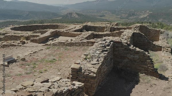 Chimney Rock National Monument in San Juan National Forest in southwestern Colorado - a sacred place with spiritual significance to two dozen modern-day Native American tribes