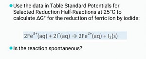 - Use the data in Table Standard Potentials for Selected Reduct... | Filo