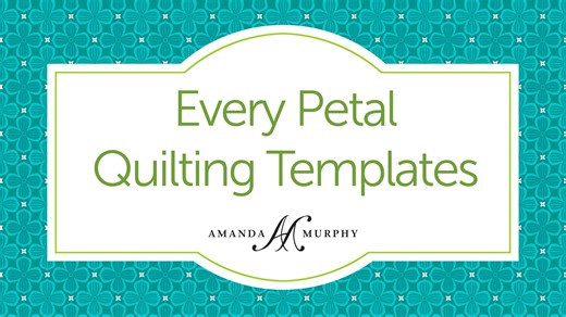 And this is how you use my Every Petal Quilting Templates! You can order them through your local shop or on my website: https://blog.amandamurphydesign.com/?s=petal&post_type=product | Amanda Murphy Design