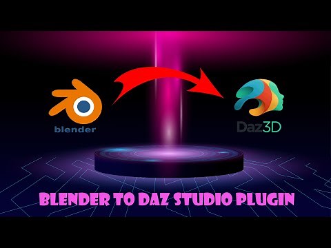 Blender To Daz Studio plugin- tutorial