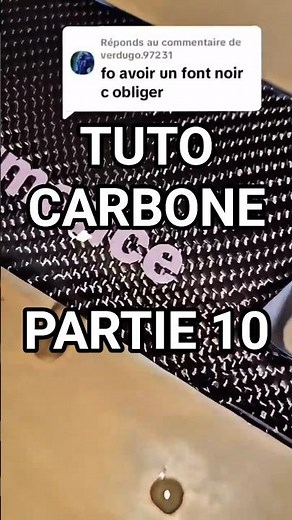 TUTO CARBONE PARTIE 10 #tutorial #tuto #carbone #carbon