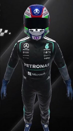 Monoposto 2025 (2026) Mercedes Kimi Antonelli Helmet V3 Updated