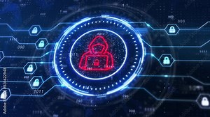 Hacking Detected. Concept meaning activities that seek to compromise affairs are exposed Entering New Programming Codes.