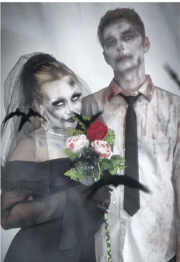 Cemetery Zombie Bride & Groom Makeup Tutorial