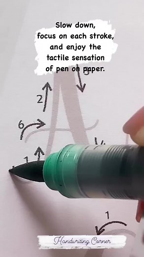 8K views · 166 reactions | Writing by hand can be a calming and meditative practice. Slow down, focus on each stroke, and enjoy the tactile sensation of pen on paper. Treat it as a mindful activity that helps you relax and unwind ❤️✍ #lettering #calligraphy #handlettering #handwriting #handwritten | 퓗퓪퓷퓭픀퓻퓲퓽퓲퓷퓰 퓒퓸퓻퓷퓮퓻 | Facebook