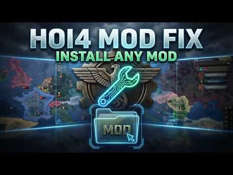 FIX: How to Manually Install HOI4 Mods (Hearts of Iron IV) - Step-by-Step Guide!