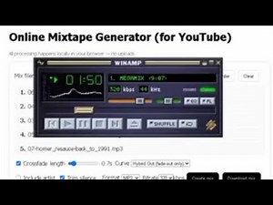 Online Mixtape Generator (for YouTube)