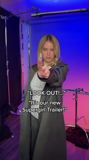 Must be a greeting she picked up on another planet. 😌 Watch the full trailer for #Supergirl now.