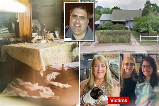 Grisly photos from inside LI murder-suicide house reveal bloodstained sheets where man butchered 4 members of his family