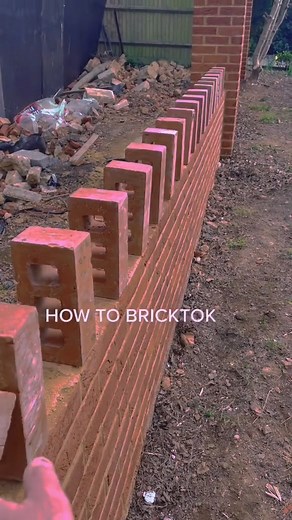 6.8K views · 70 reactions | How To Lay Bricks tricks For Beginners Using a line隣 | Bricklayer | Facebook