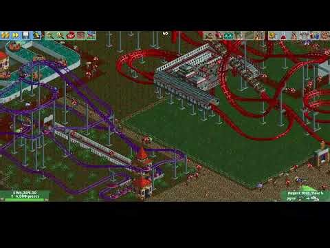 OpenRCT2 | No Commentary: Using Cheats to Build a Cursed Park