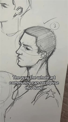 Peak reference , i can never draw him right tho #fyp #art #reference #traditional