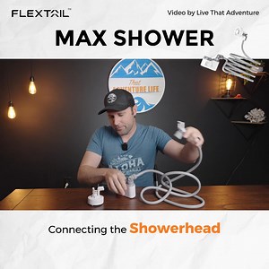 Experience the convenience of an instant outdoor shower with FLEXTAIL MAX SHOWER. This lightweight, rechargeable shower weighs only 11oz and can be easily transported on any adventure. ✈️ Free shipping on orders over $40. | Flextail | Facebook