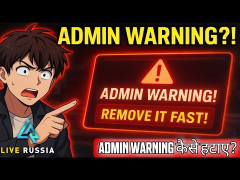😱 ADMIN WARNING?! How to REMOVE It FAST in Live Russia | Grand Mobile RP Life Simulator!