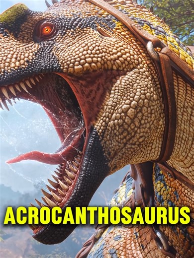 Explore the Acrocanthosaurus in ARK Survival Ascended
