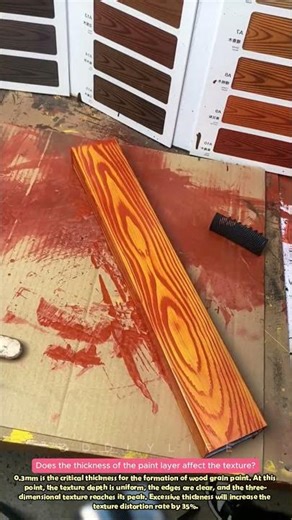 🎨Grain Pulling, Wood Like Paint Skill #practical #satisfying #diytools #clever