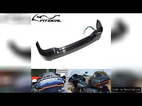 Motorcycle Tour-Pak King Rear LED Tour Pack Brake Turn Signal Tail Light For Harley Touring Ultra Li