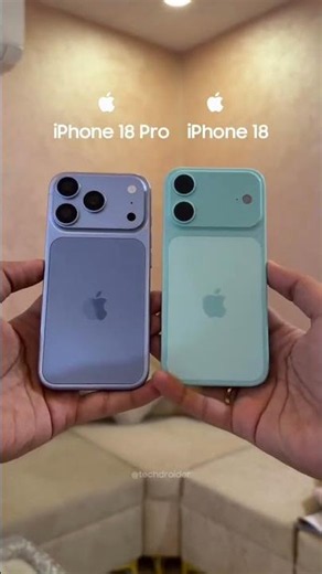 iPhone 18 Pro vs iPhone 18 - New Design Revealed!