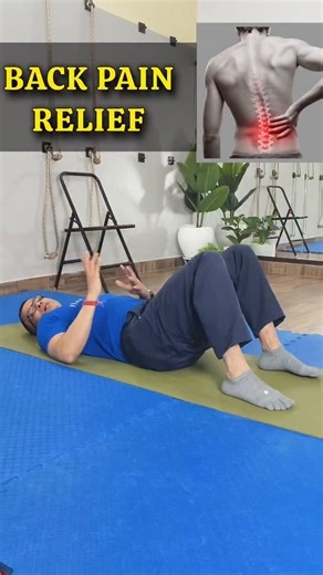 Fix Your Herniated Disc Safely. Back pain from a herniated or bulging disc? Avoid forward bending—it gives temporary relief but worsens the problem. Do the movements shown in the video instead. With consistent practice, you can ease the pain and support real healing. ........................... #backpainrelief #bulgingdisc #yogaforbackpain #spinehealth #backcare #yogadhara #dailyyogapractice #healthymovement #yogadharawellness #recovery #rejuvenate | Yogadhara wellness