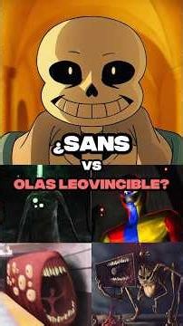 HOW FAR WOULD SANS GET IN LEOVINCIBLE'S WAVES #shorts #trevorhenderson #undertale