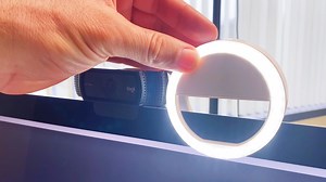 Watch REVIEW Criacr Rechargeable Clip-on Selfie Ring Light on Amazon Live