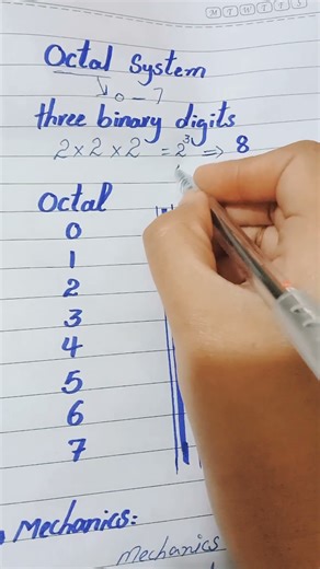 #knowledgehub octal system and how we can change it into octal to binary form....