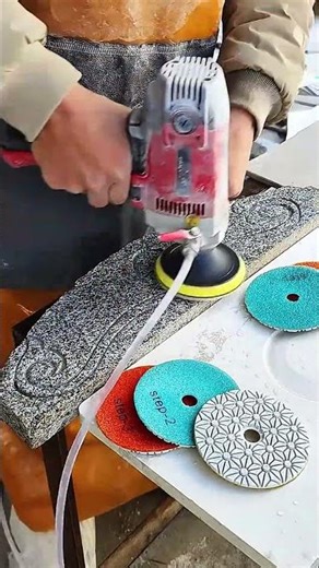 3-Step Buffing for Stone Surfaces #RenovationHack