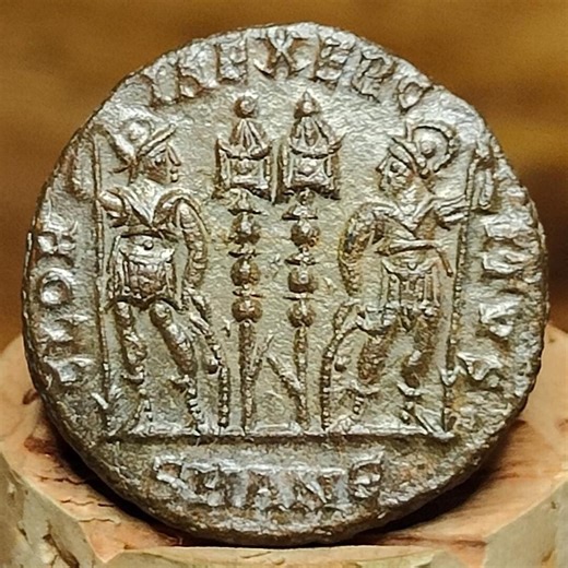 Constantine II Roman Coin With Soldiers Reverse, AE3, High Grade Ancient Nummus - Etsy