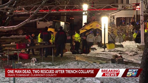 1 man dead, 2 rescued after trench collapse in Miami Township