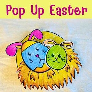 Pop Up Easter / Easter Craft / Easter Activities / Spring Art  Activities
