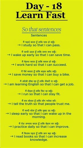 Day 18 / 60 Spoken English | Daily Use Sentence Patterns | English Speaking Course | Rank Booster
