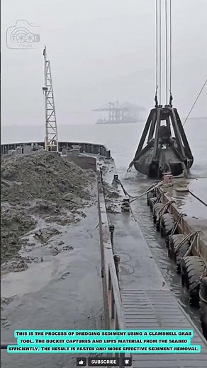 Dredging Tool Clamshell Grab System for Bulk Sediment Handling