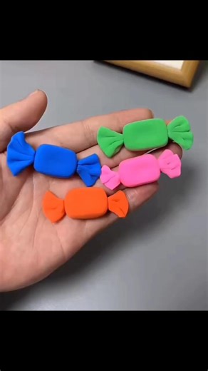 DIY - How to make "Candies" with Clay #diy #clay #shorts