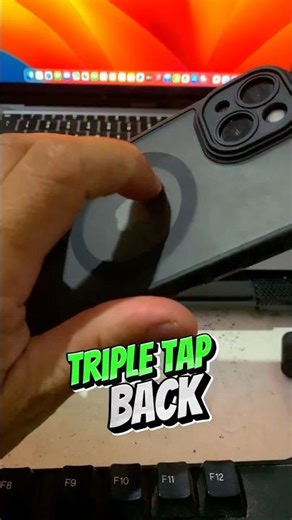 Paano Enable ang Triple Tap Back to Open Camera sa iPhone #shorts