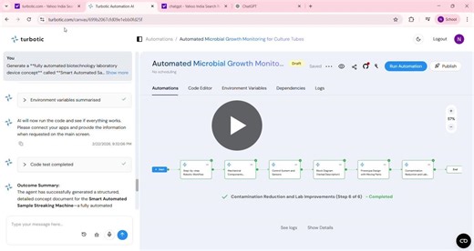 #iecc #turbotic #qibrtechnologies #biotech #alautomation #innovation #researchanddevelopment | Netra Krishna Moorthy