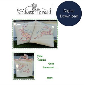 Endless Thread Design Hare Today Instructions Digital Download