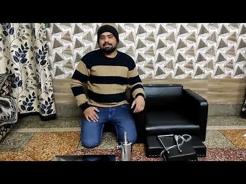 how to setup / assemble hydraulic salon chair? hydraulic salon chair ko kaise set karein?