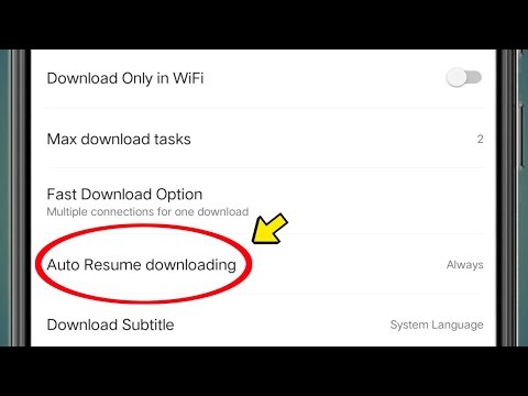 Auto Resume downloading kya hota hai | Auto Resume downloading settings