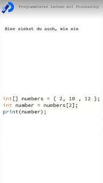 Java Arrays meistern | Processing Tutorial Teil 14