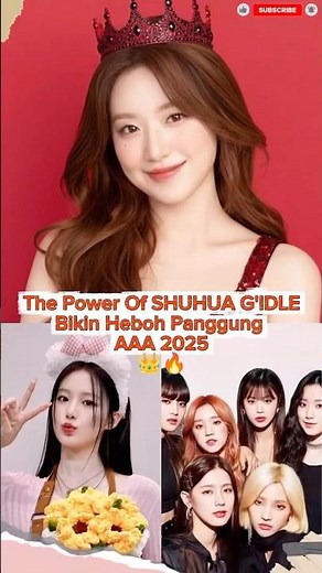 The Power Of SHUHUA G’IDLE! Bikin Heboh Panggung AAA 2025👑🔥 #shorts #kpop #gidle #fyp